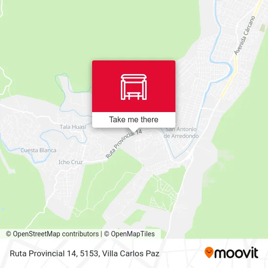 Ruta Provincial 14, 5153 map