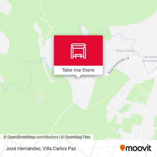 José Hernández map