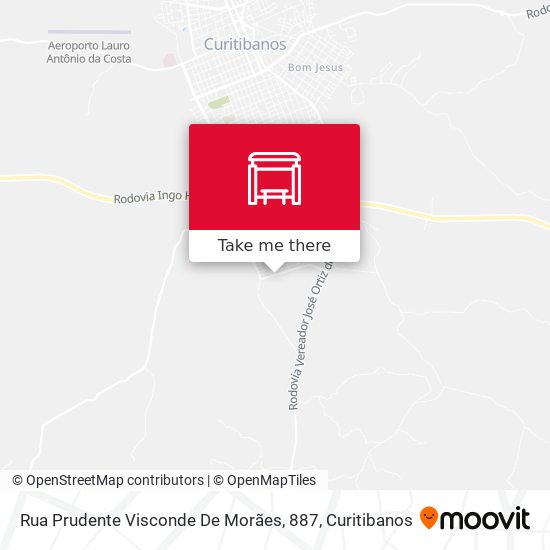 Mapa Rua Prudente Visconde De Morães, 887