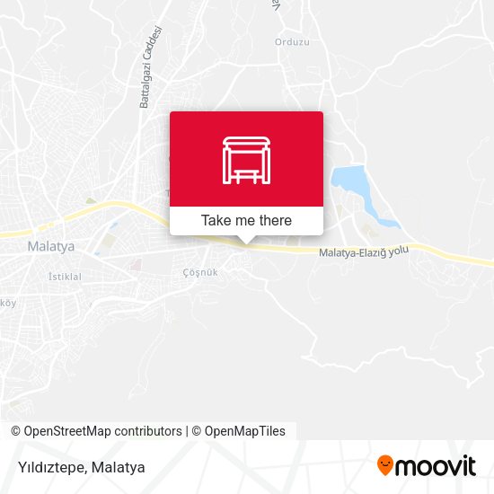 Yıldıztepe map