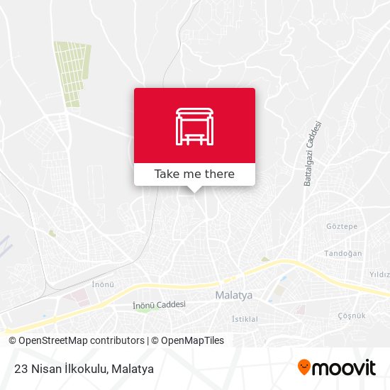 23 Nisan İlkokulu map