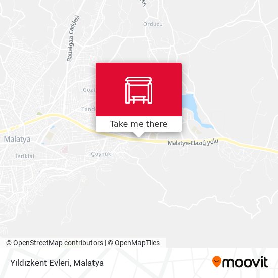 Yıldızkent Evleri map