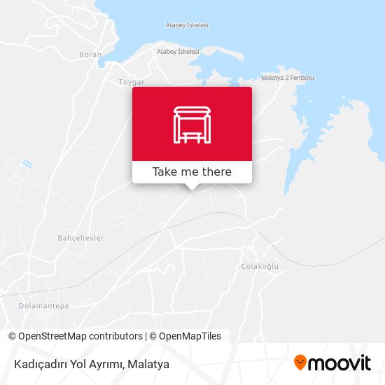 Kadıçadırı Yol Ayrımı map
