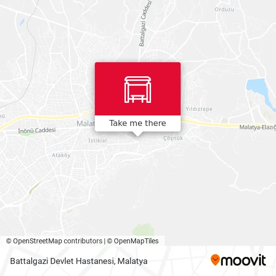 Battalgazi Devlet Hastanesi map