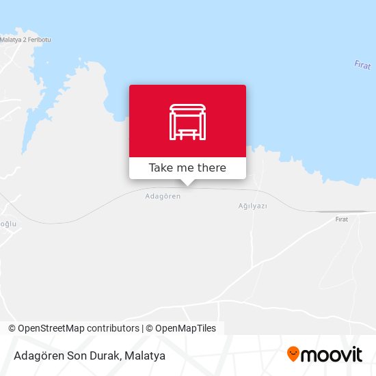 Adagören Son Durak map