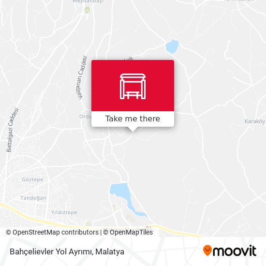 Bahçelievler Yol Ayrımı map