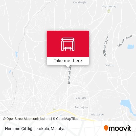 Hanımın Çiftliği İlkokulu map