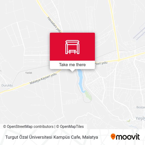 Turgut Özal Üniversitesi Kampüs Cafe map