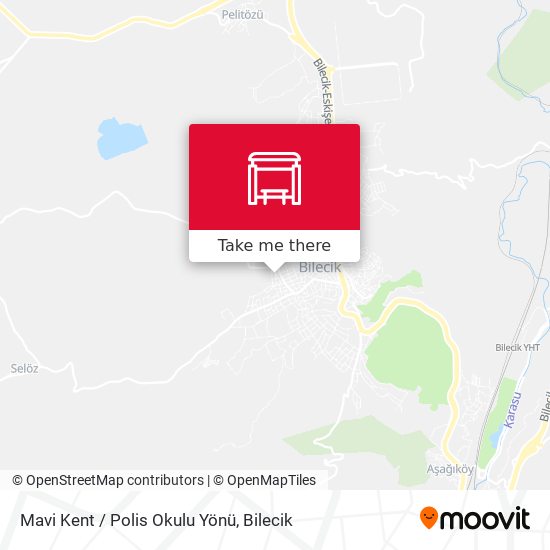 Mavi Kent / Polis Okulu Yönü map