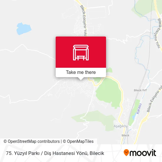 75. Yüzyıl Parkı / Diş Hastanesi Yönü map