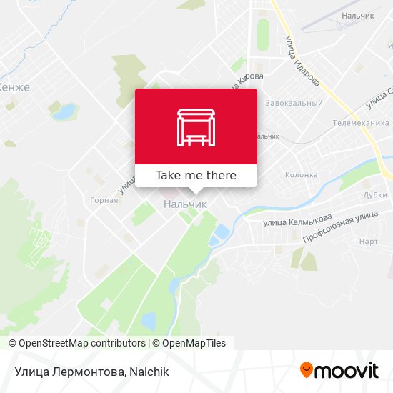 Улица Лермонтова map