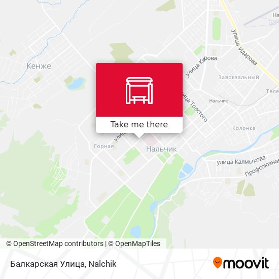 Балкарская Улица map