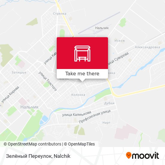 Зелёный Переулок map