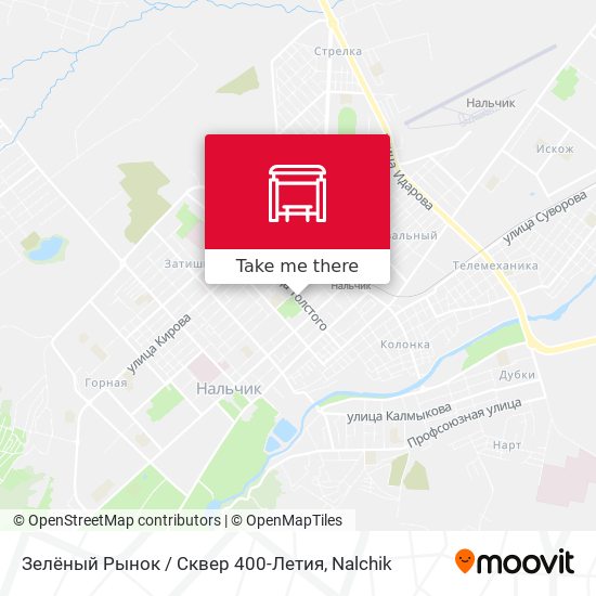 Зелёный Рынок / Сквер 400-Летия map
