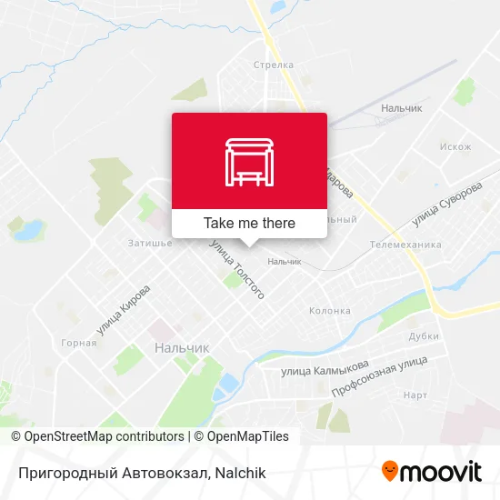 Пригородный Автовокзал map