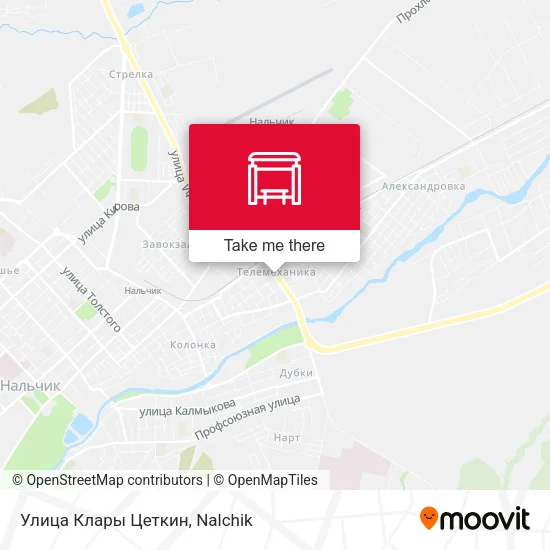 Улица Клары Цеткин map