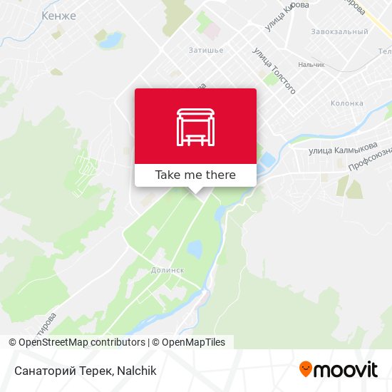 Санаторий Терек map