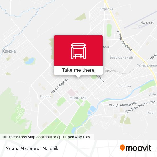 Улица Чкалова map