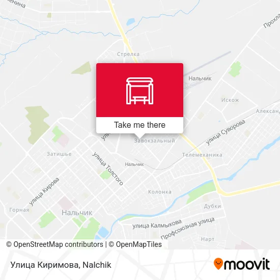 Улица Киримова map