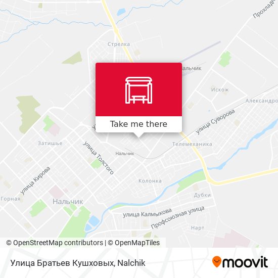 Улица Братьев Кушховых map