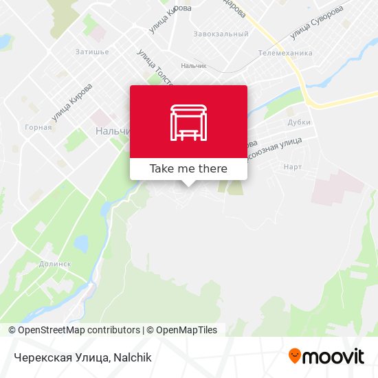 Черекская Улица map