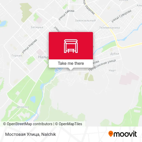 Мостовая Улица map