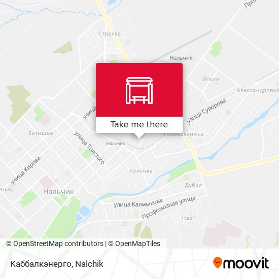 Каббалкэнерго map