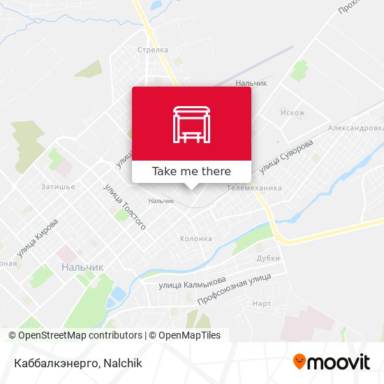 Каббалкэнерго map
