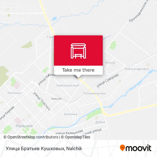 Улица Братьев Кушховых map