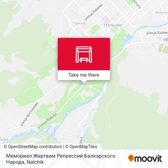 Мемориал Жертвам Репрессий Балкарского Народа map