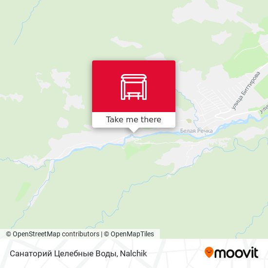 Санаторий Целебные Воды map