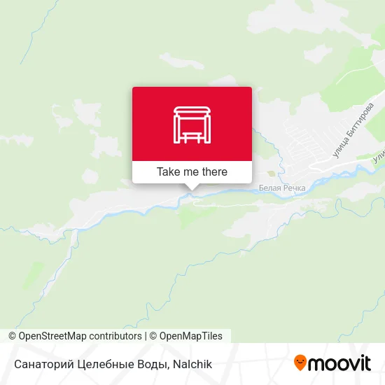 Санаторий Целебные Воды map