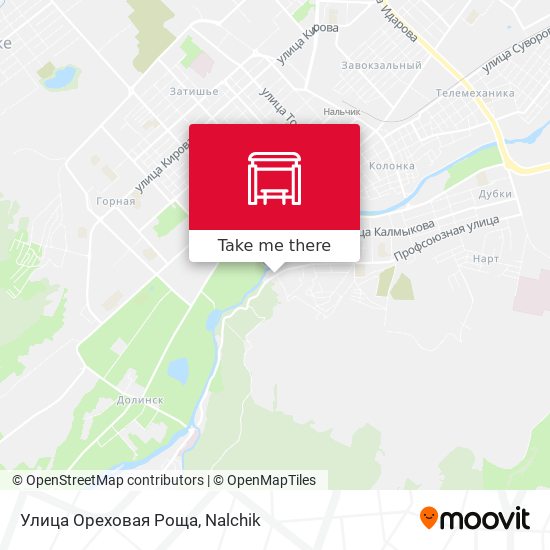 Улица Ореховая Роща map