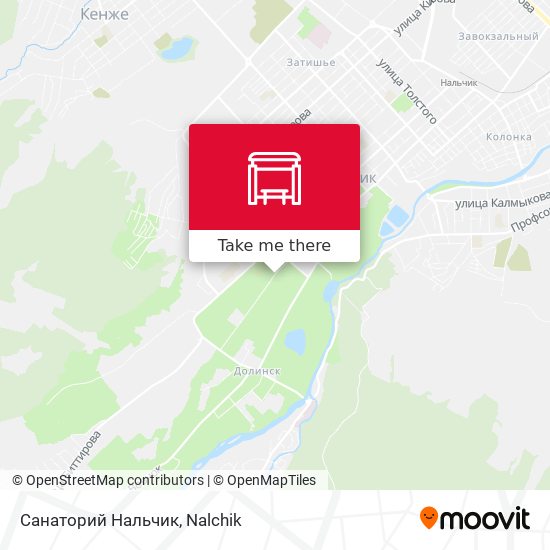 Санаторий Нальчик map