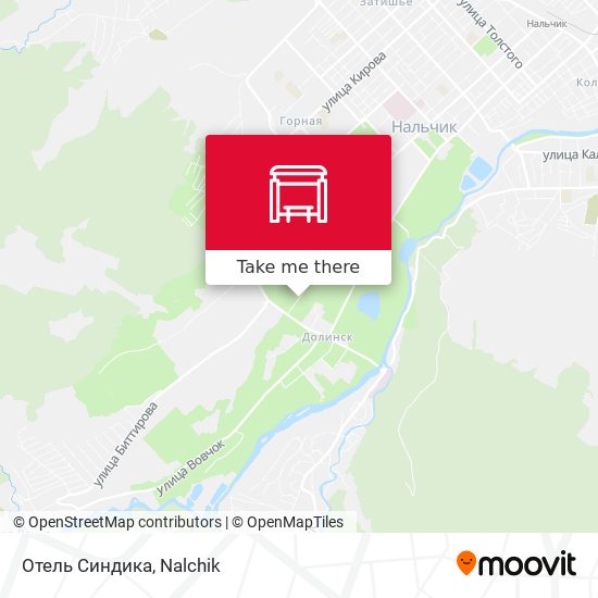 Отель Синдика map