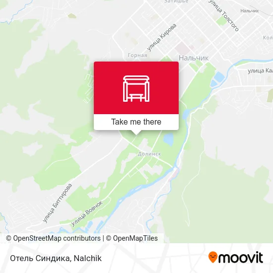 Отель Синдика map