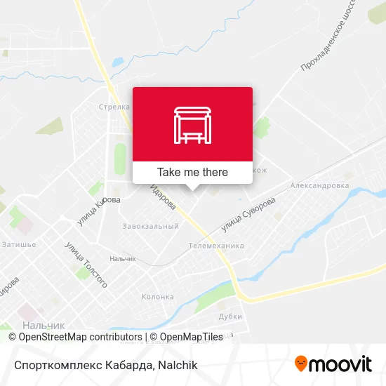 Спорткомплекс Кабарда map