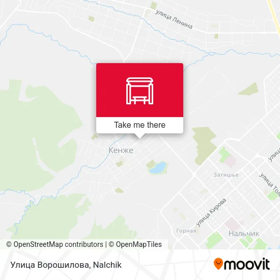 Улица Ворошилова map