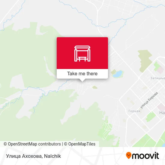 Улица Ахохова map