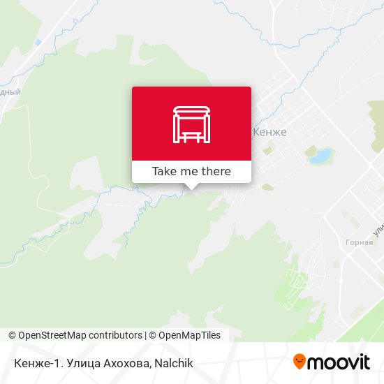 Кенже-1. Улица Ахохова map
