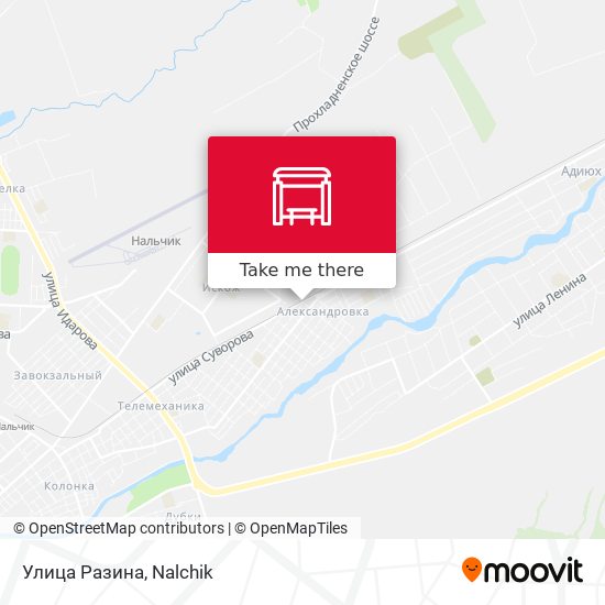 Улица Разина map