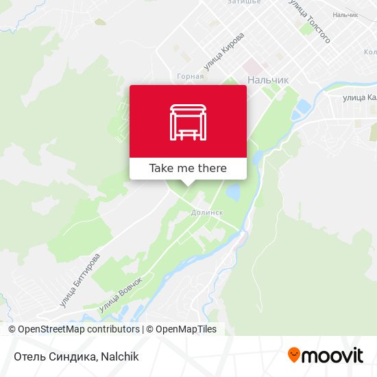 Отель Синдика map