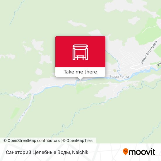 Санаторий Целебные Воды map