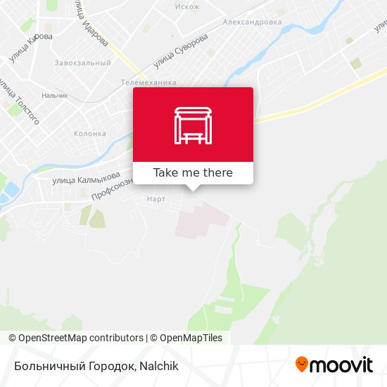 Больничный Городок map