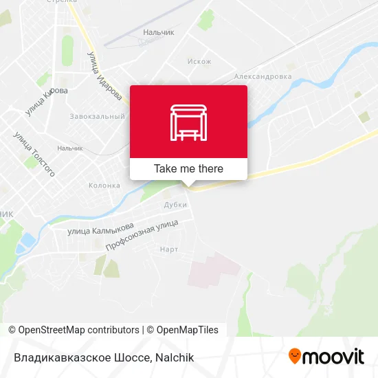 Владикавказское Шоссе map