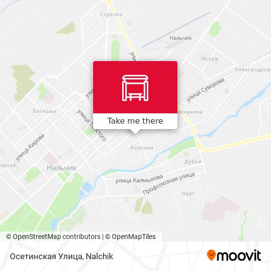 Осетинская Улица map