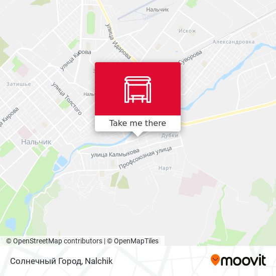 Солнечный Город map