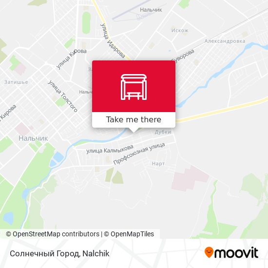 Солнечный Город map