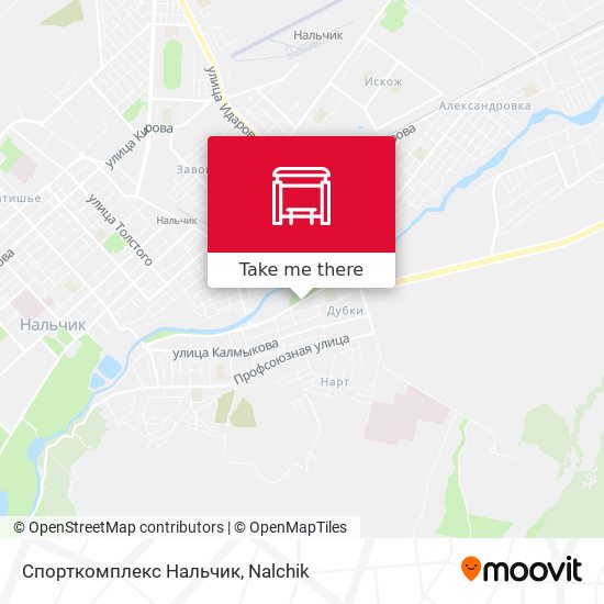 Спорткомплекс Нальчик map