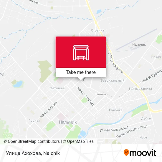 Улица Ахохова map